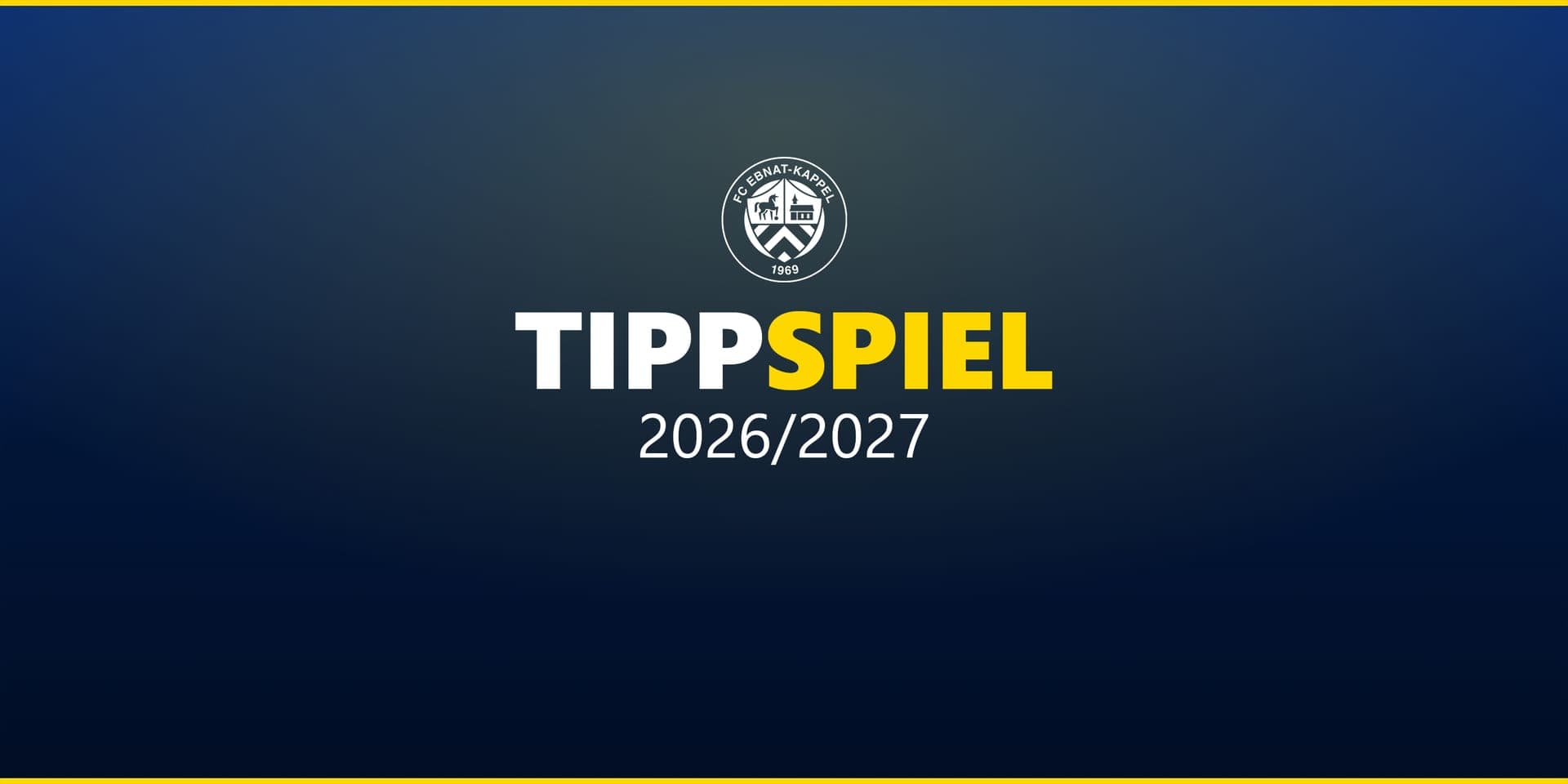 Tippspiel Saison 2026/27 - jetzt mitmachen!