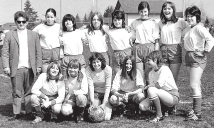 Die Damen-Equipe von 1970.